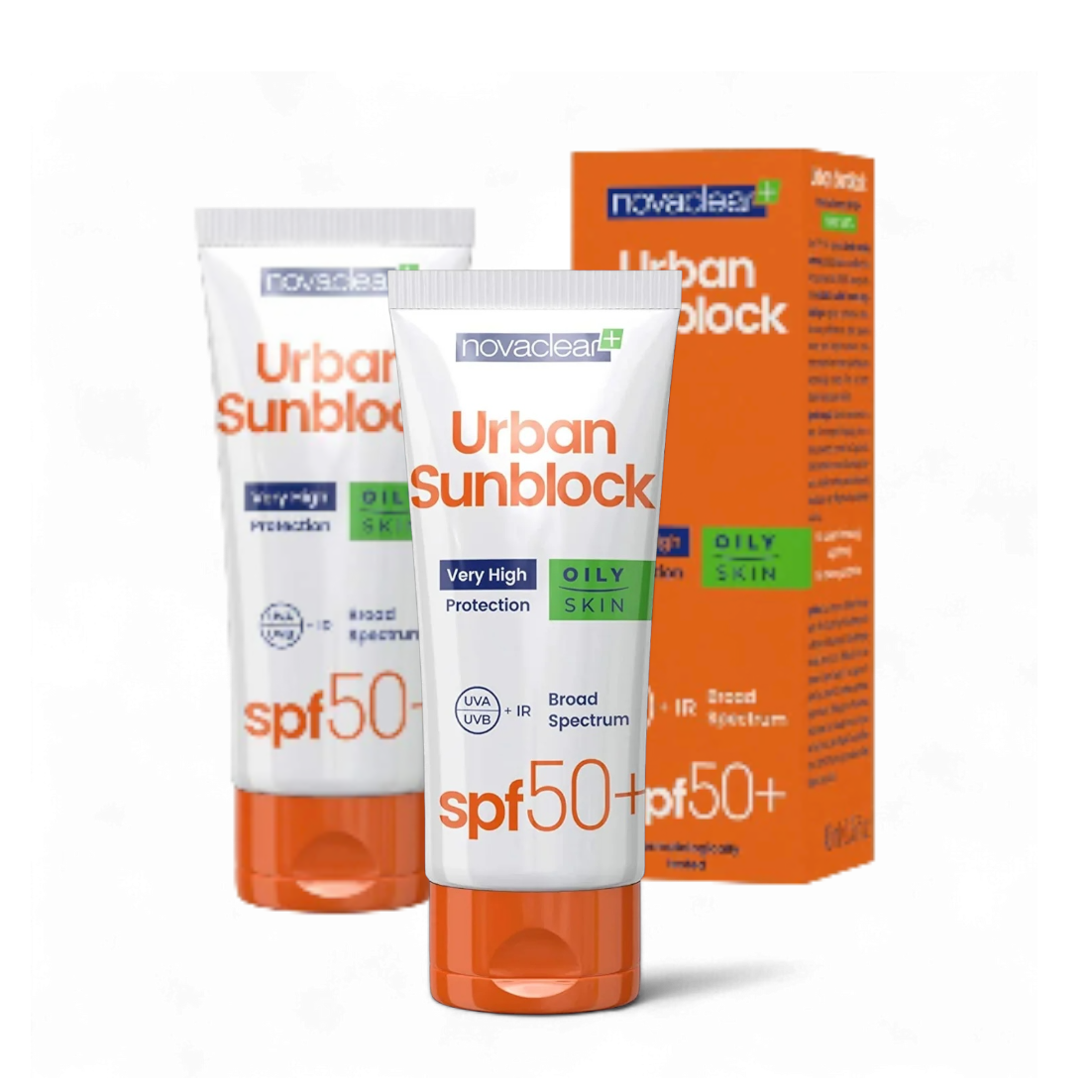 NC URBAN Sunblock SPF50+ Oily Skin 2x40 ml