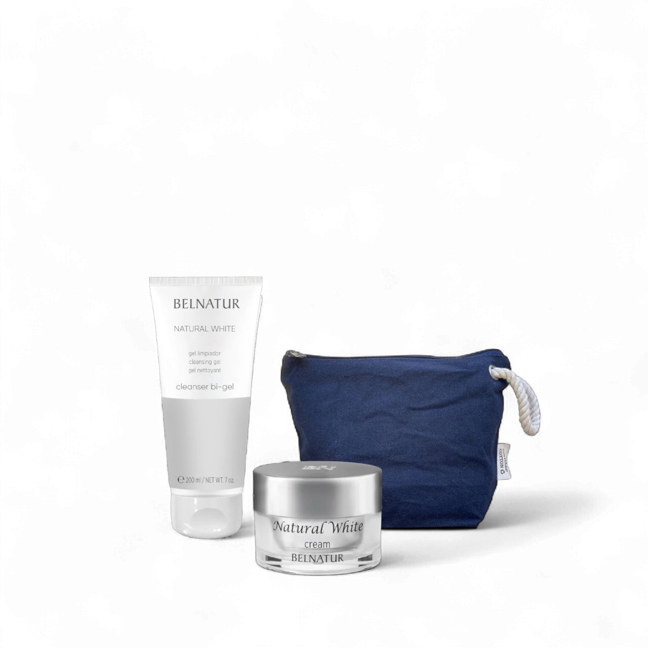 Natural White Pearly Skin Bag