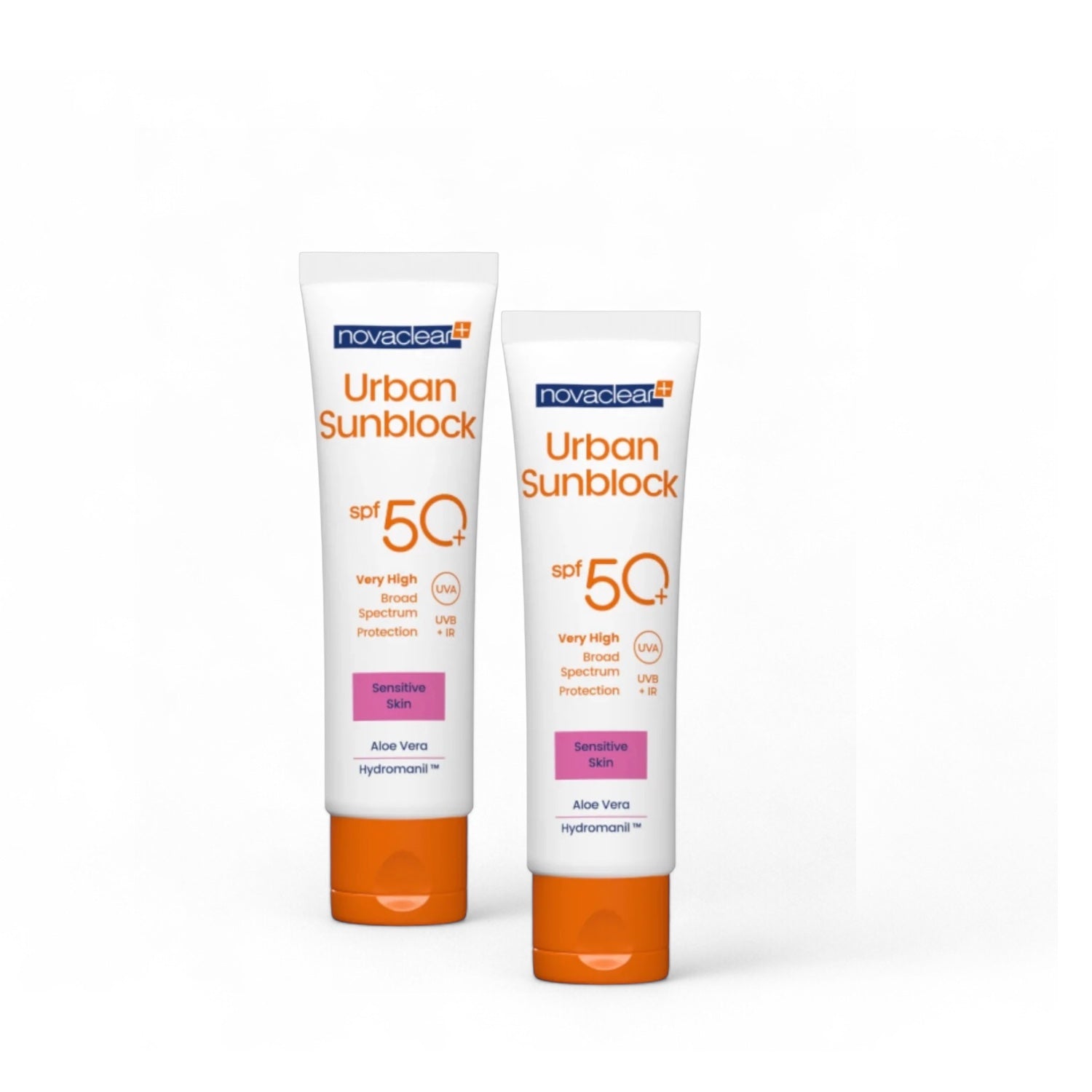 NC URBAN Sunblock SPF50+ Sensitive Skin 2x40 ml