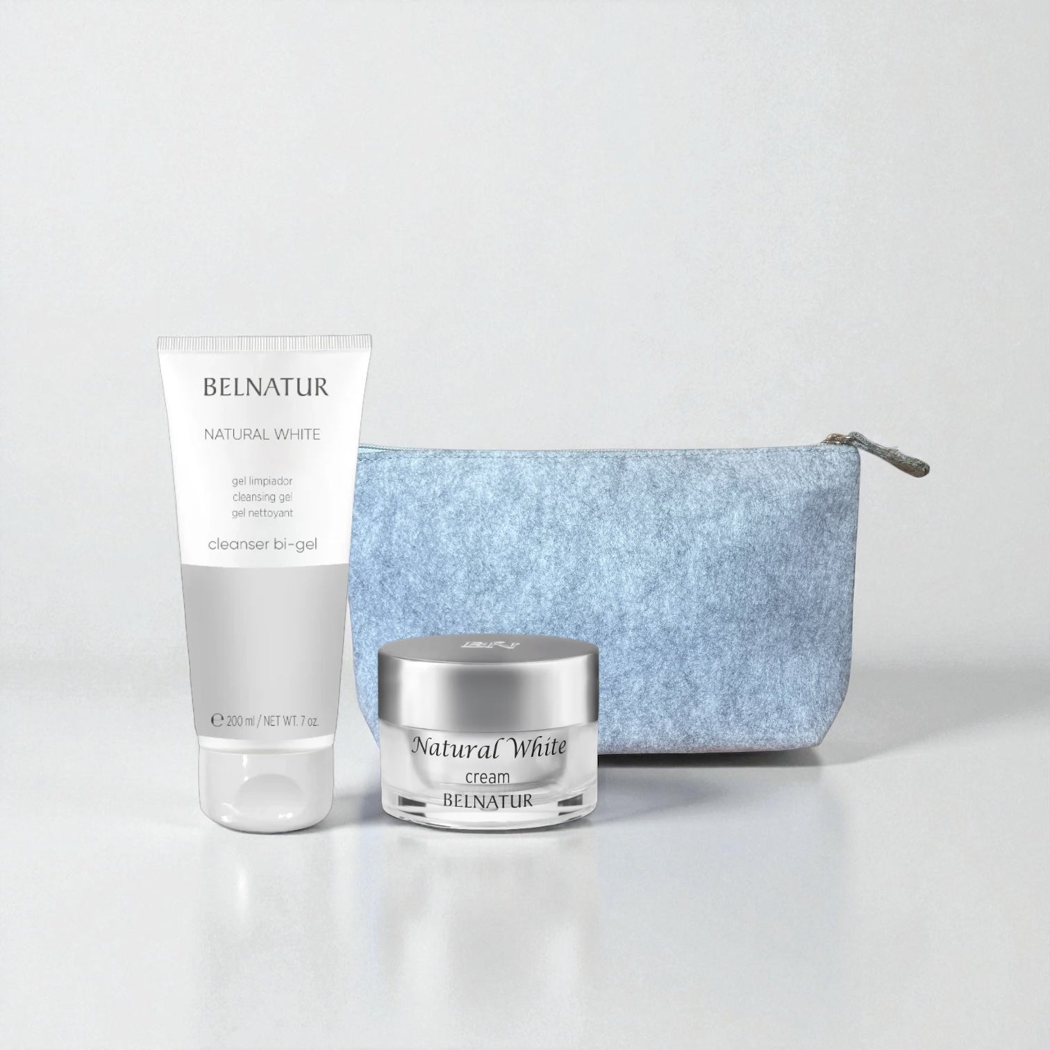 Natural White Pearly Skin Bag