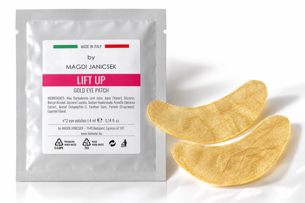 LIFT UP Gold Eye Patch – by Janicsek Magdi