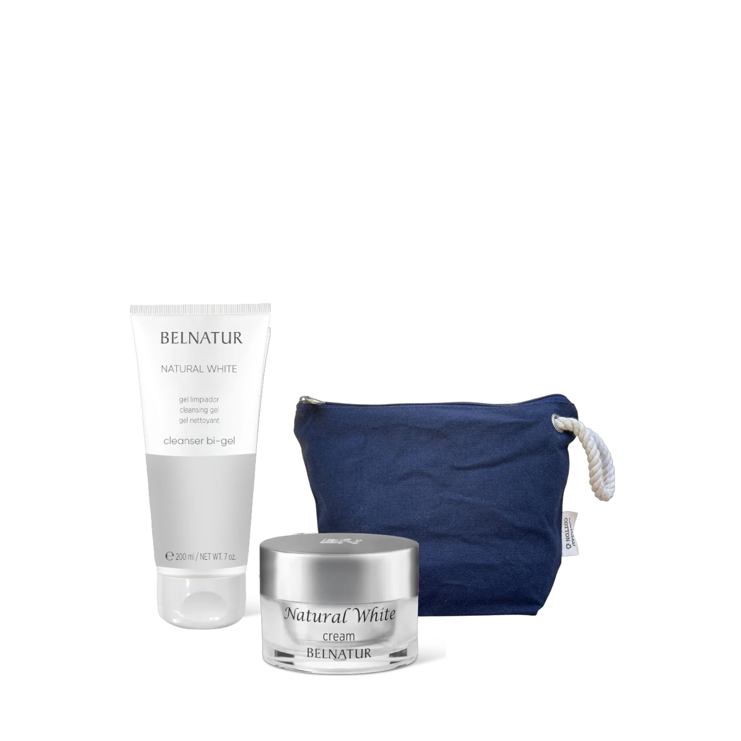 Natural White Pearly Skin Bag