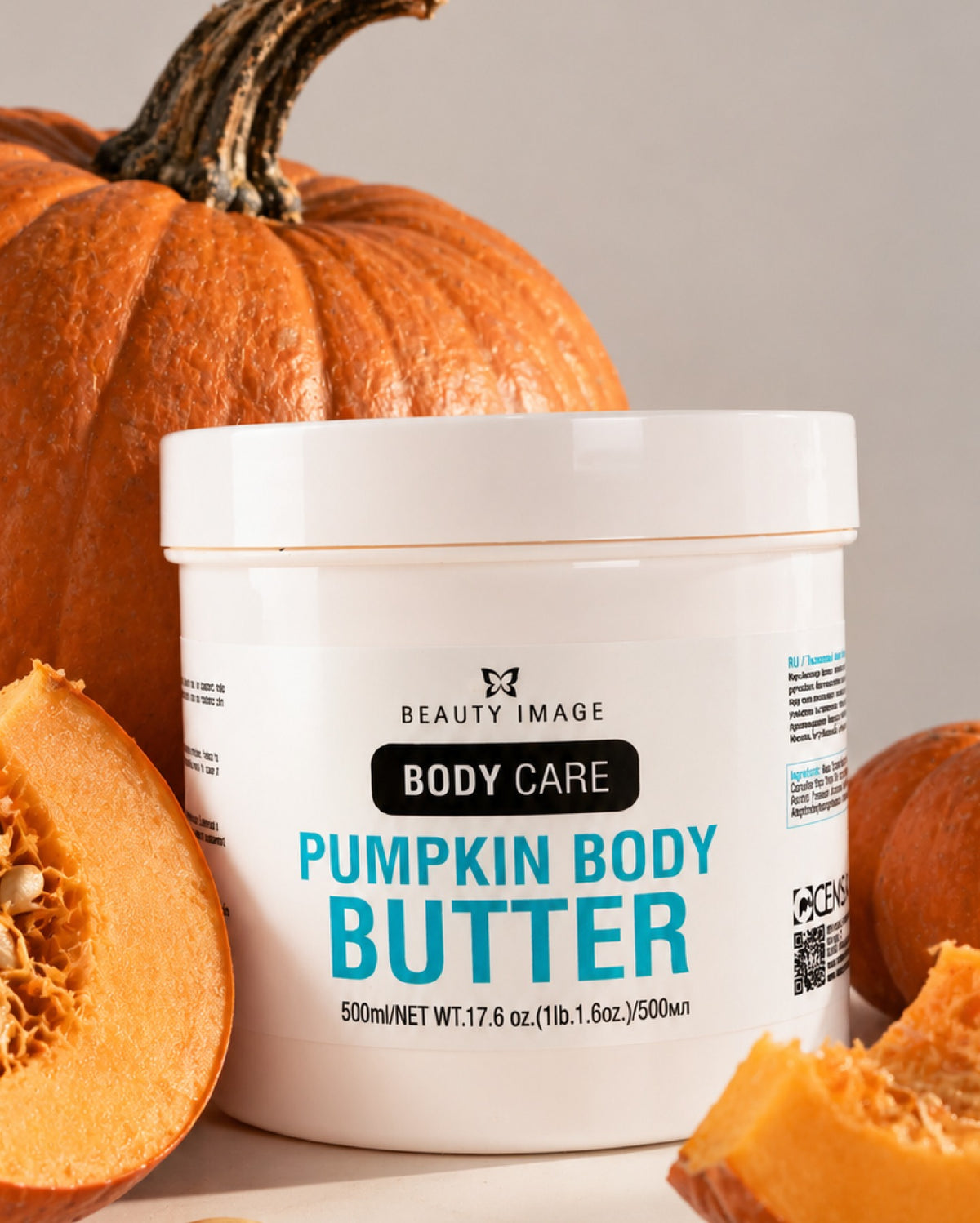 Beauty Image Pumpkin Body Butter – Tápláló, feszesítő testvaj 500 ml