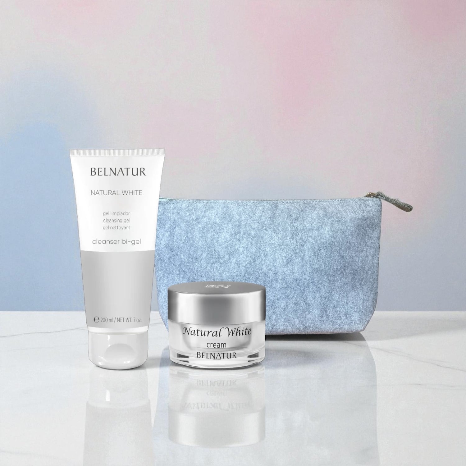 Natural White Pearly Skin Bag