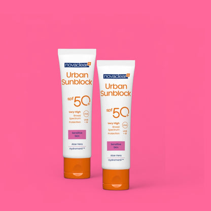 NC URBAN Sunblock SPF50+ Sensitive Skin 2x40 ml