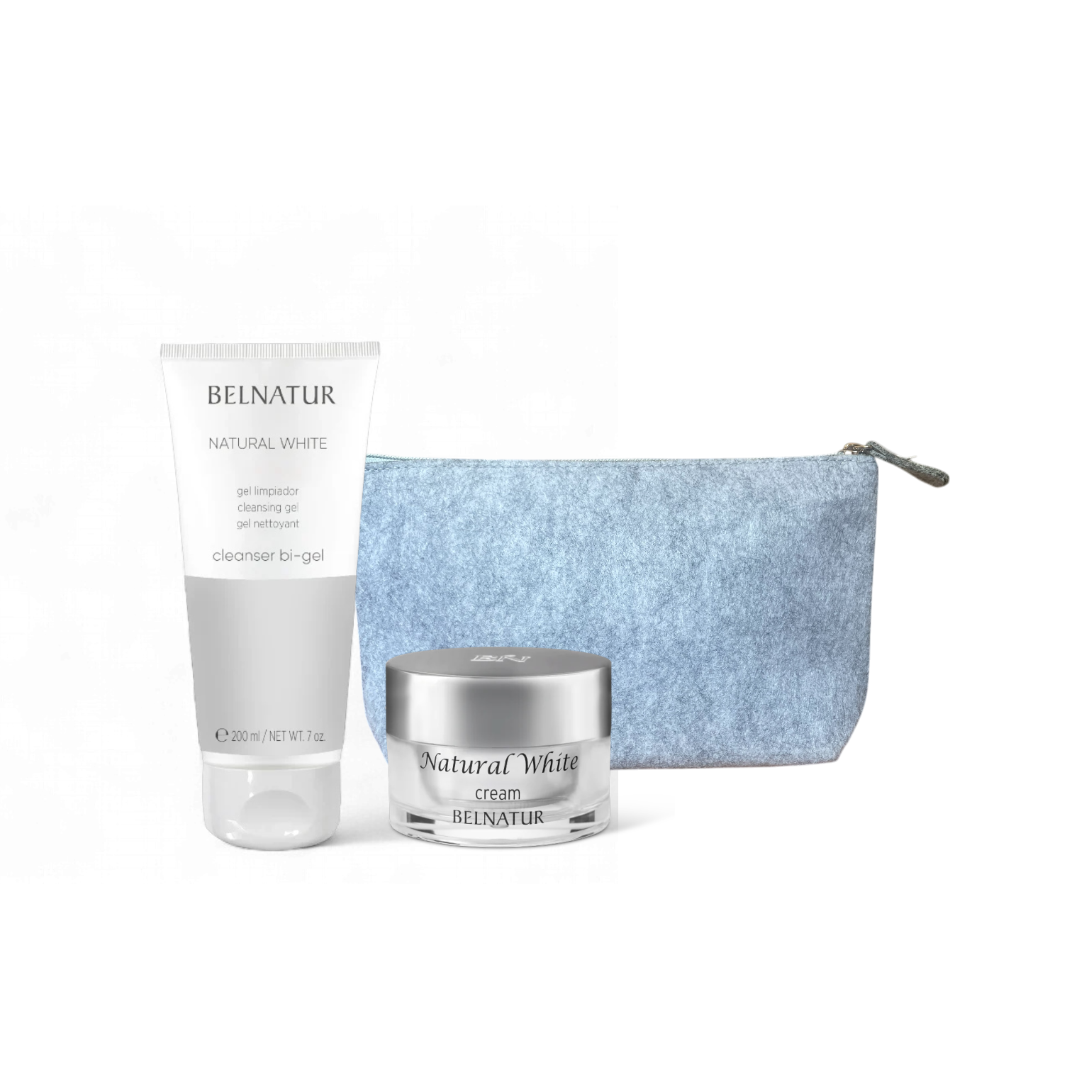 Natural White Pearly Skin Bag