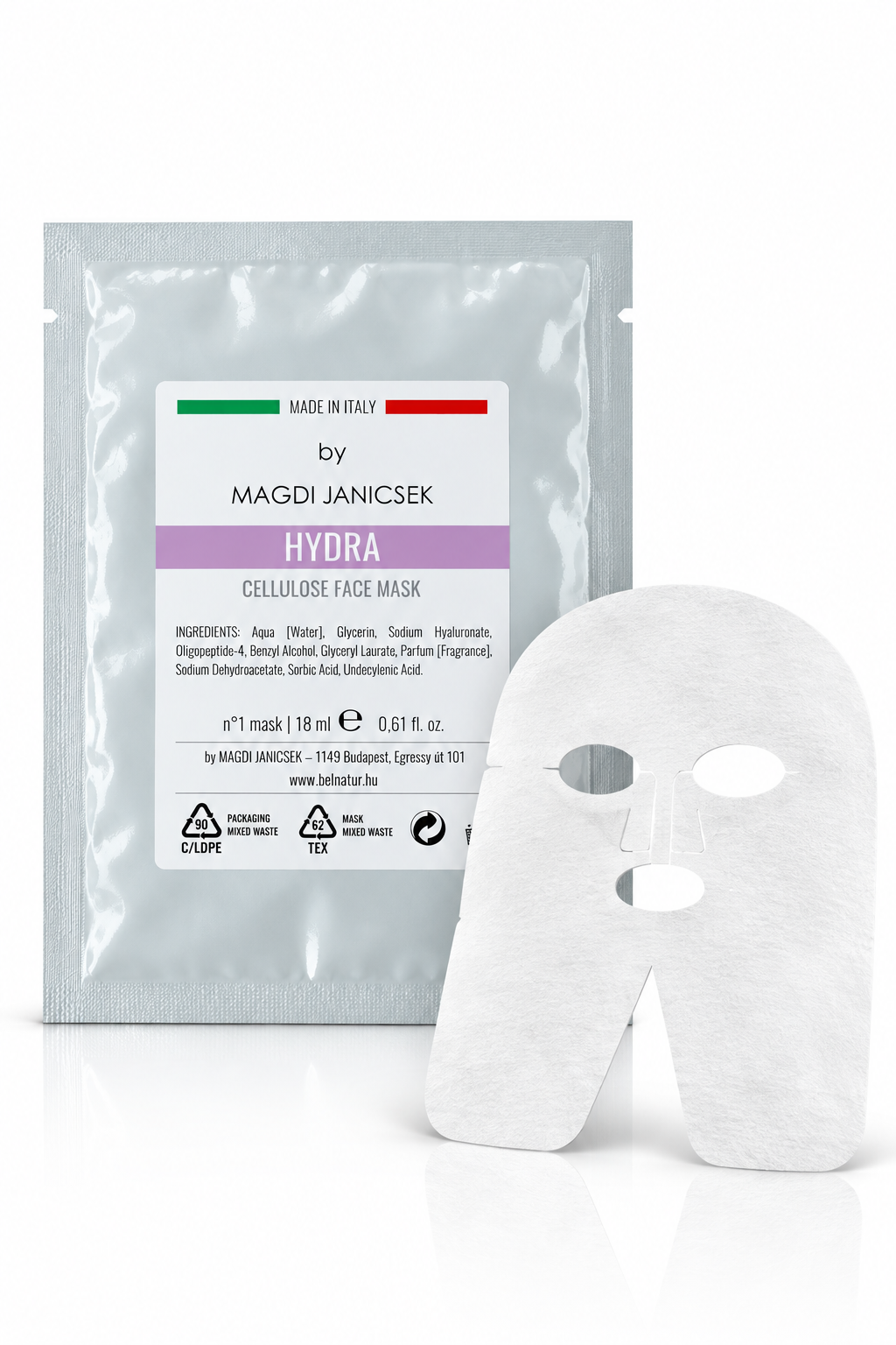 HYDRA Cellulose Mask – by Janicsek Magdi