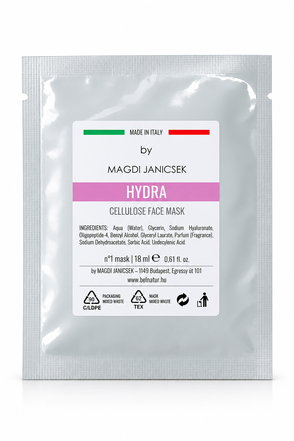 HYDRA Cellulose Mask – by Janicsek Magdi