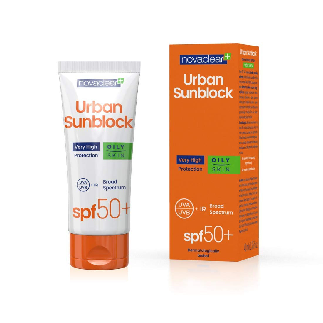 NC URBAN Sunblock SPF50+ Oily Skin 40 ml