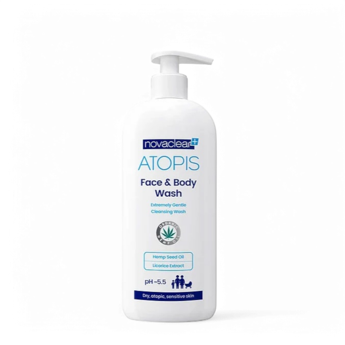 ATOPIS Face &amp; Body Wash – tusfürdő 500 ml